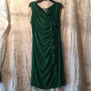 Dress Barn Green Dress Size 8